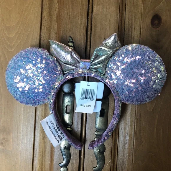 Loungefly Pink EARidescent Loungefly with Minnie Mouse Ears - Picture 10 of 13